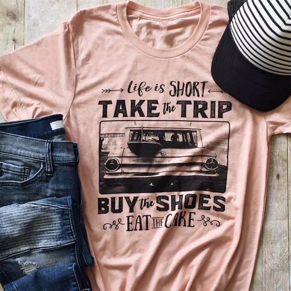“Life is Short, Take The Trip” Graphic Tee